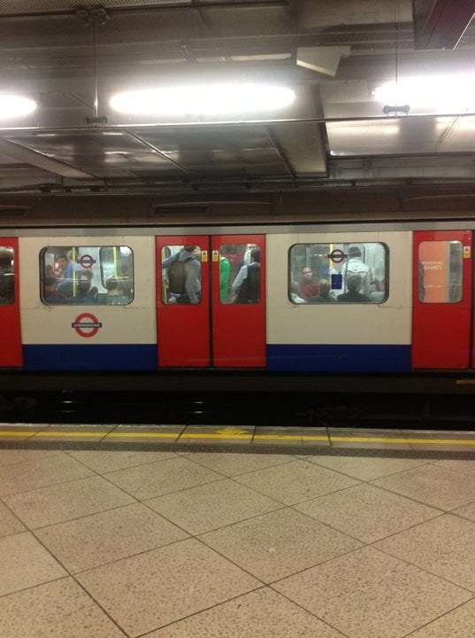 A photo of Westminster Station