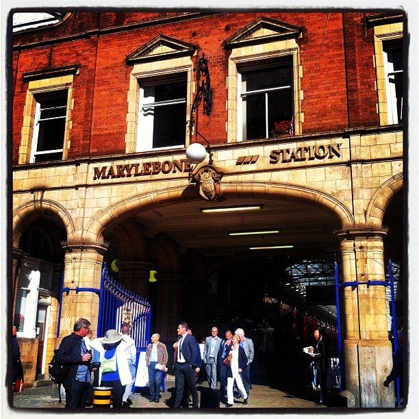 A photo of Marylebone Station