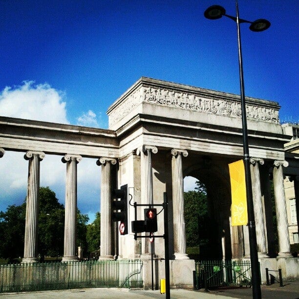 A photo of Hyde Park Corner Station