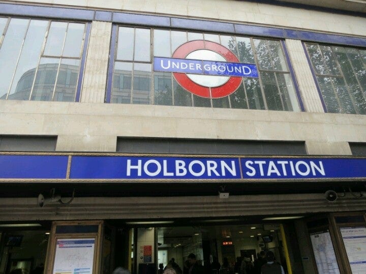 A photo of Holborn Station