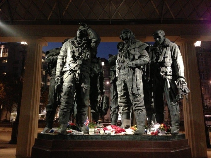 A photo of Bomber Command Memorial