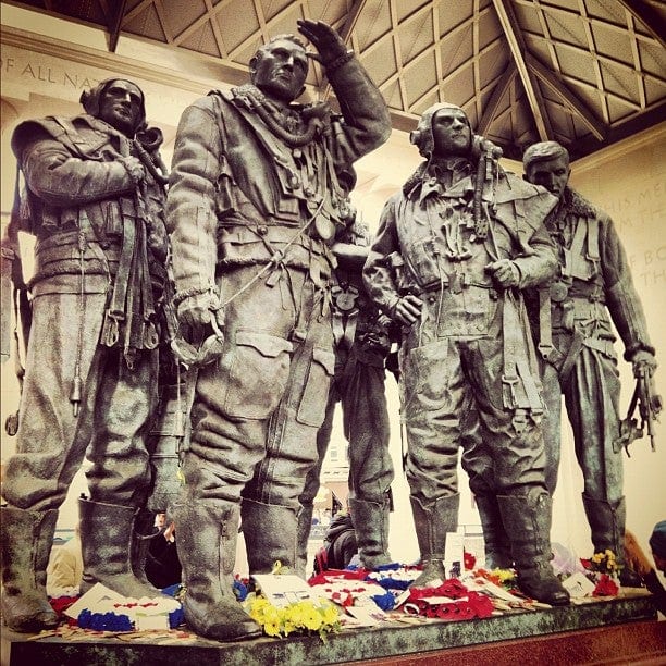 A photo of Bomber Command Memorial