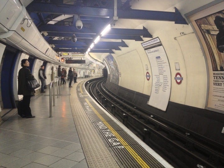 A photo of Embankment Station