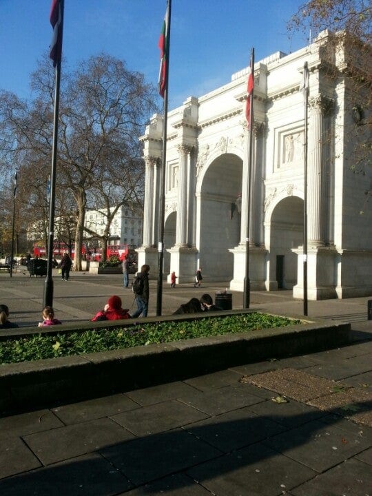A photo of Marble Arch Square