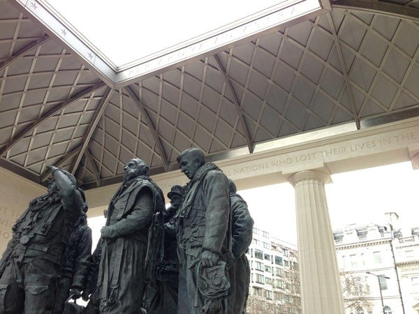 A photo of Bomber Command Memorial