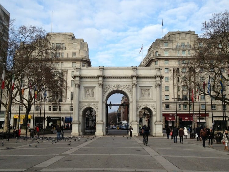 A photo of Marble Arch Square