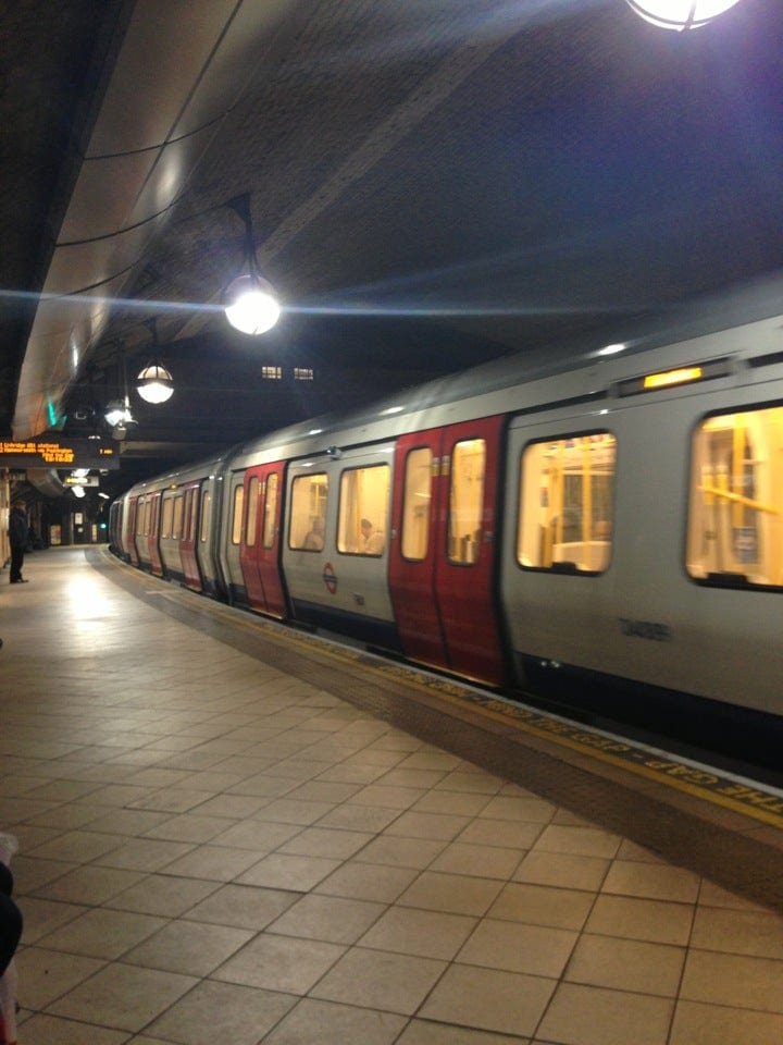 A photo of Great Portland Street Station