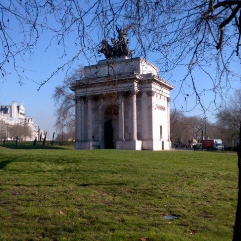 A photo of Hyde Park Corner Station