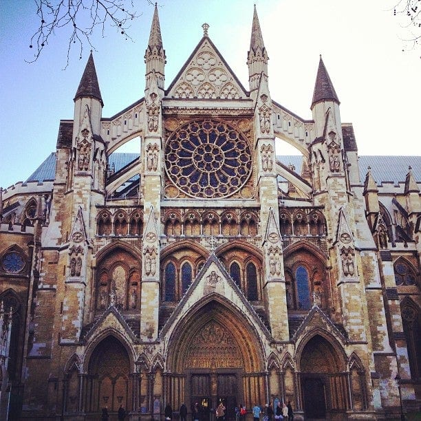 A photo of Westminster Abbey