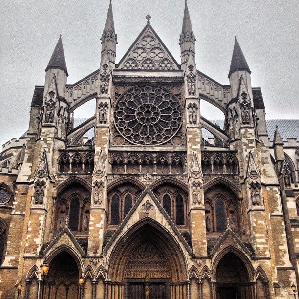 A photo of Westminster Abbey