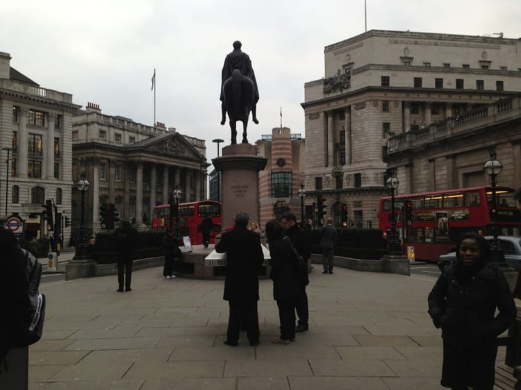 A photo of Bank Station