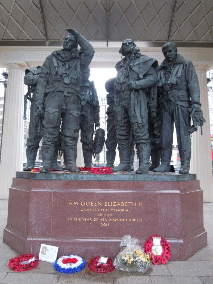 A photo of Bomber Command Memorial