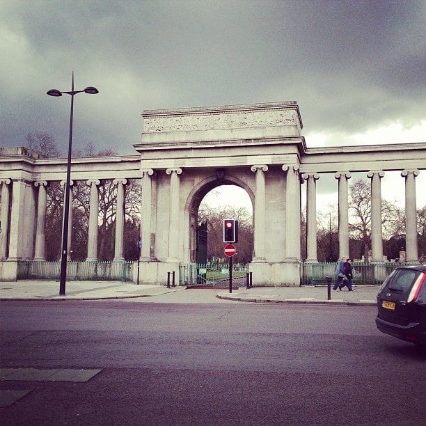 A photo of Hyde Park Corner Station