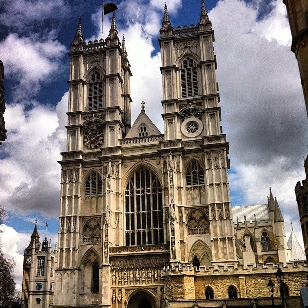 A photo of Westminster Abbey