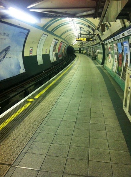 A photo of Russell Square Station