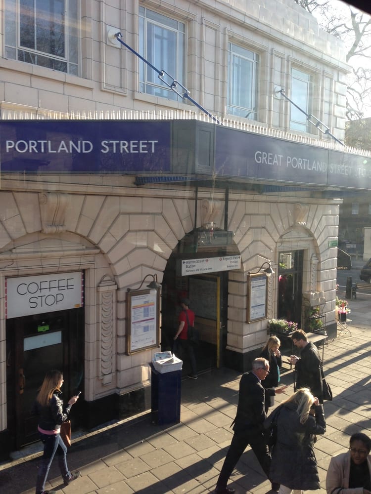 A photo of Great Portland Street Station