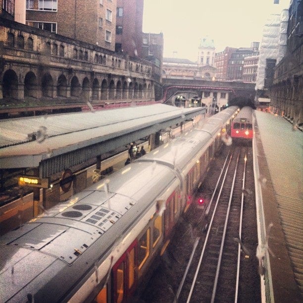 A photo of Barbican Station