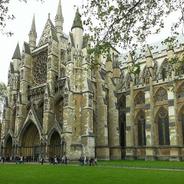 A photo of Westminster Abbey