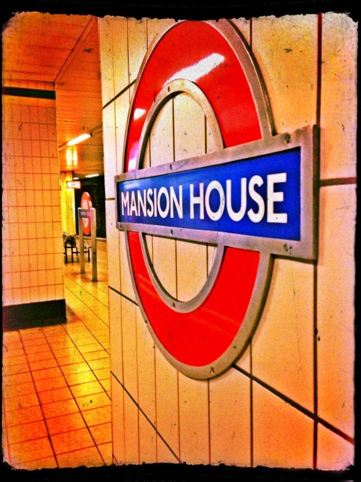 A photo of Mansion House Station