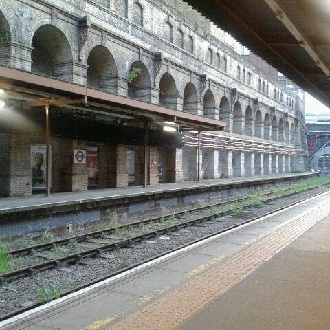 A photo of Barbican Station