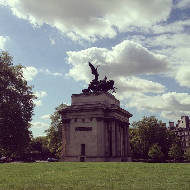 A photo of Hyde Park Corner Station