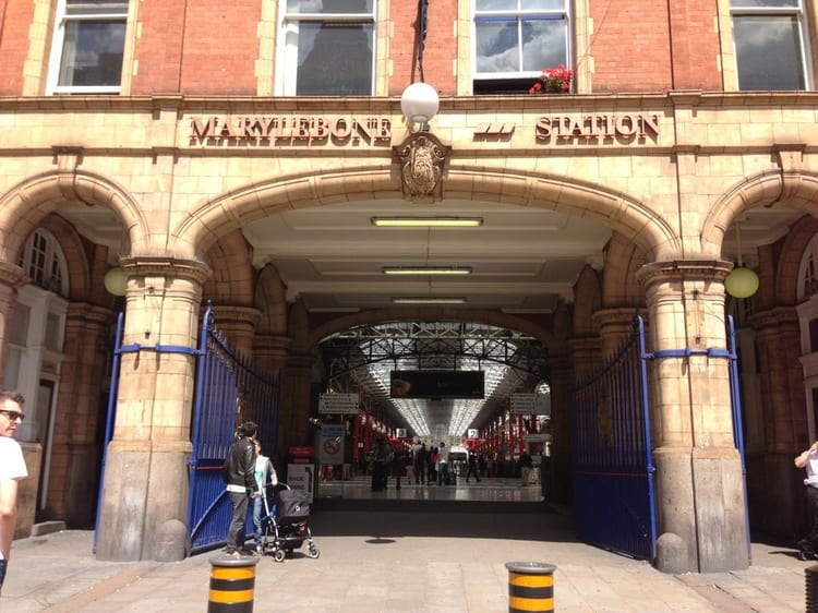 A photo of Marylebone Station