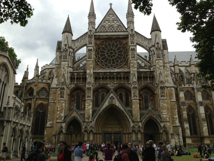 A photo of Westminster Abbey