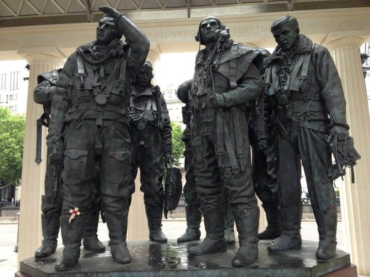 A photo of Bomber Command Memorial