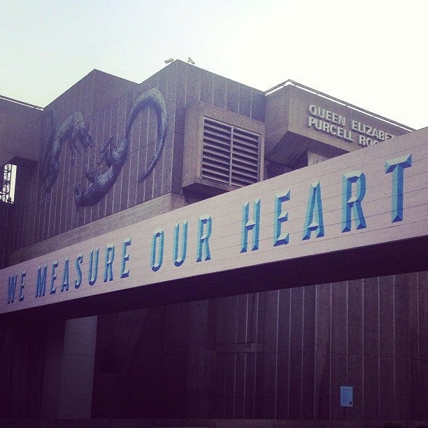 A photo of Queen Elizabeth Hall