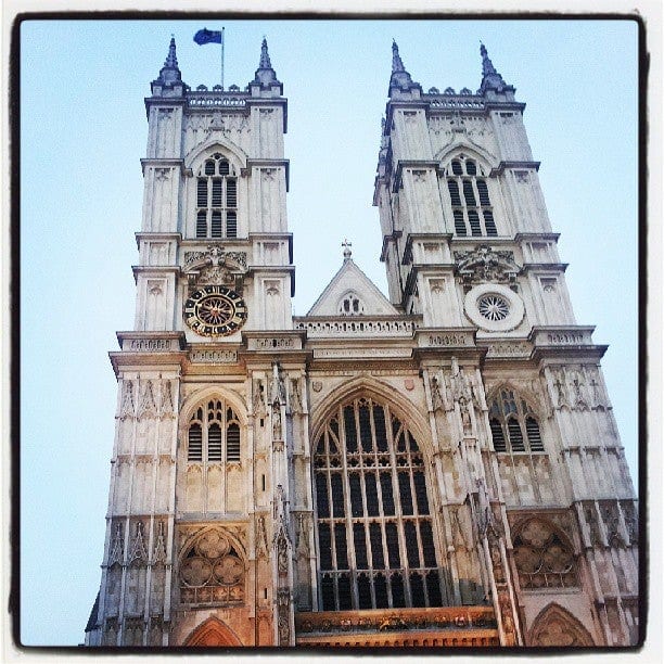 A photo of Westminster Abbey
