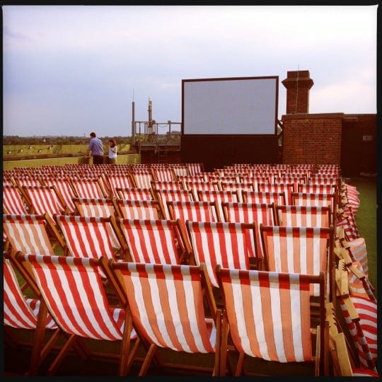 A photo of Bussey Building - Rooftop Cinema Club
