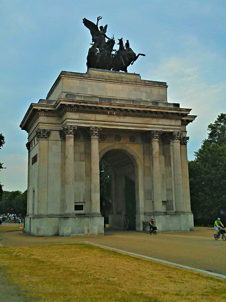 A photo of Hyde Park Corner Station