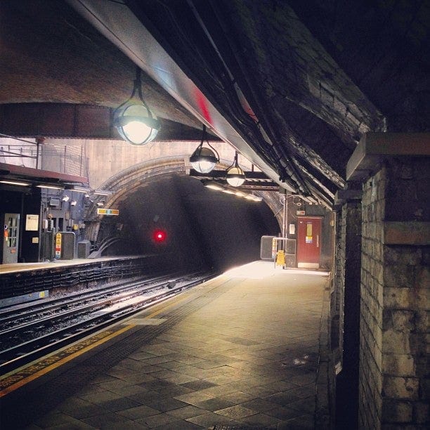 A photo of Great Portland Street Station