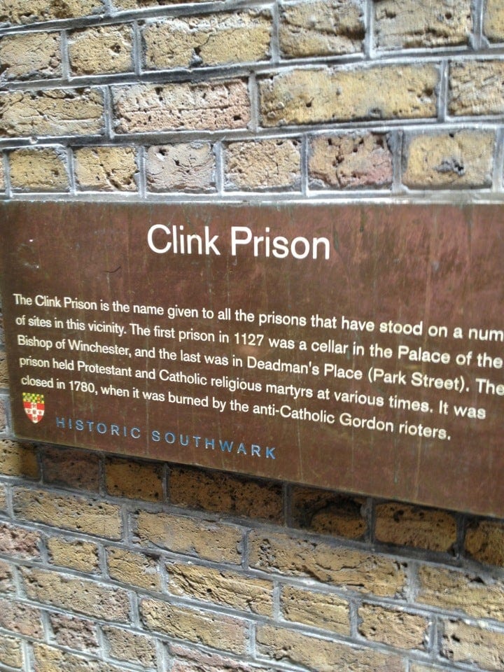 A photo of The Clink Prison Museum