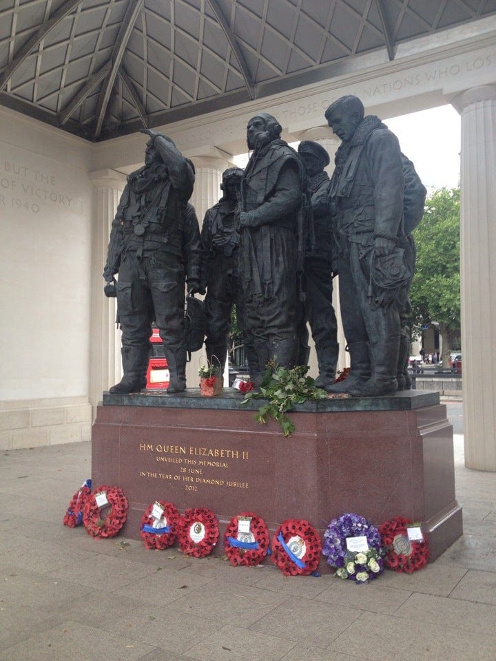 A photo of Bomber Command Memorial