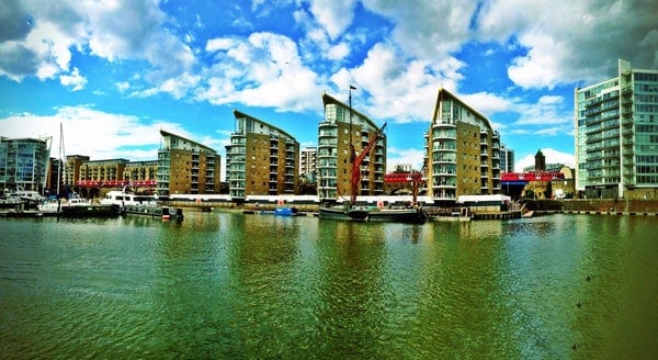 A photo of Limehouse Basin