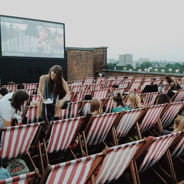 A photo of Bussey Building - Rooftop Cinema Club
