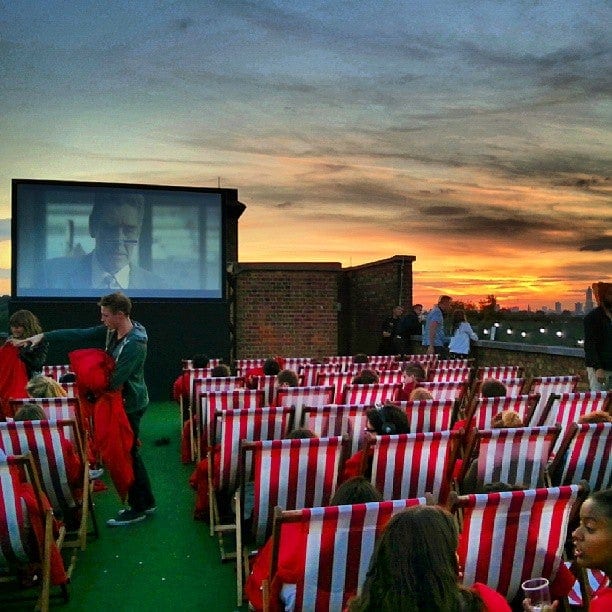 A photo of Bussey Building - Rooftop Cinema Club