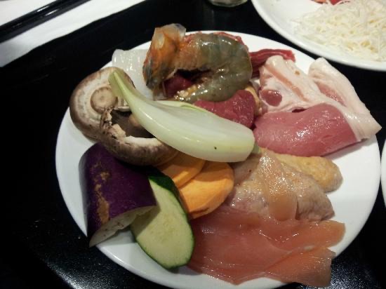 Something for everyone before it's cooked bu you in the BBQ Pot