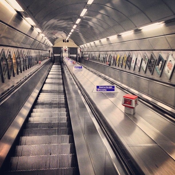 A photo of Bank Station