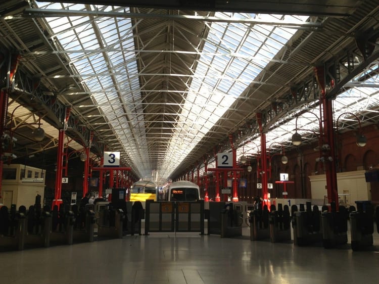 A photo of Marylebone Station