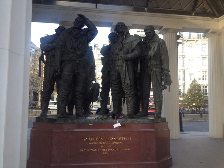 A photo of Bomber Command Memorial