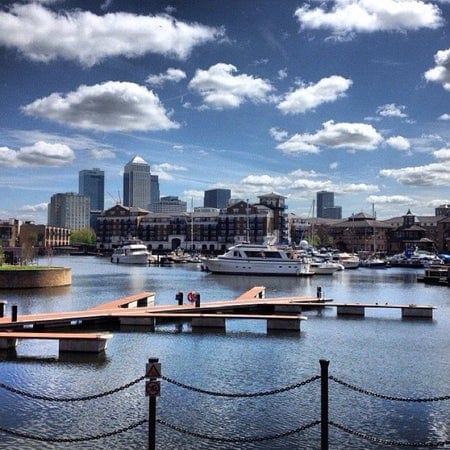 A photo of Limehouse Basin