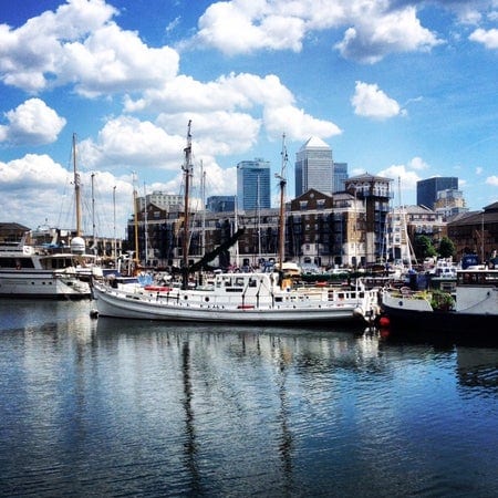 A photo of Limehouse Basin