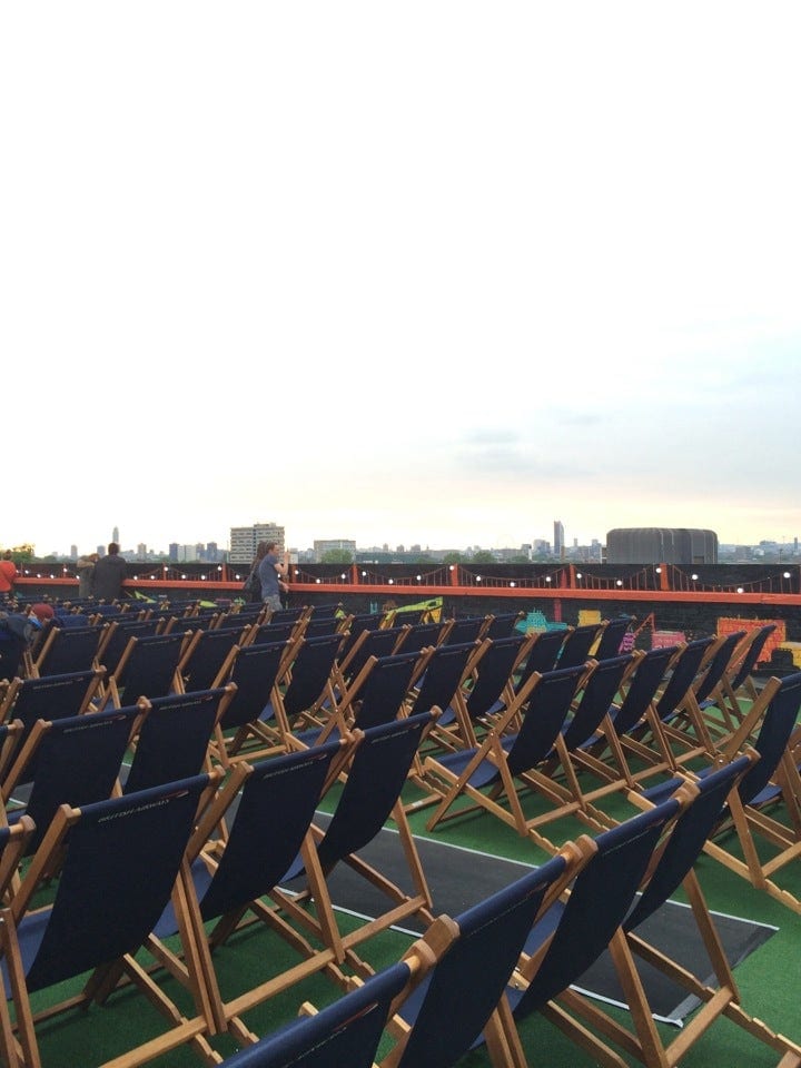 A photo of Bussey Building - Rooftop Cinema Club