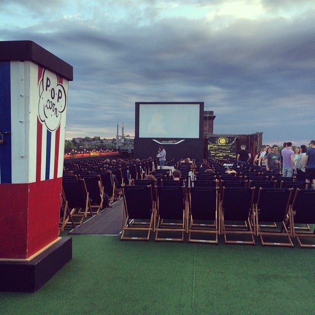 A photo of Bussey Building - Rooftop Cinema Club