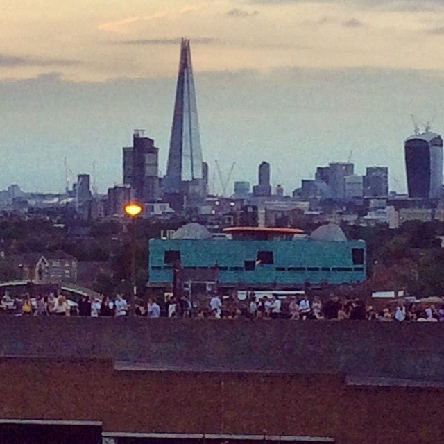 A photo of Bussey Building - Rooftop Cinema Club