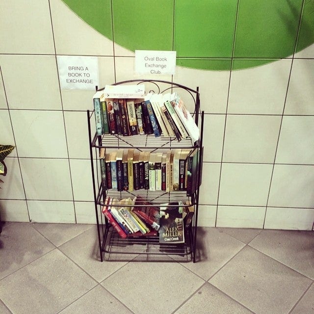 A photo of Oval Station