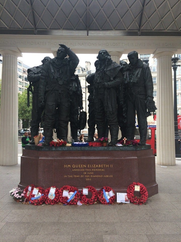 A photo of Bomber Command Memorial