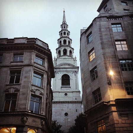 A photo of St Bride's Church